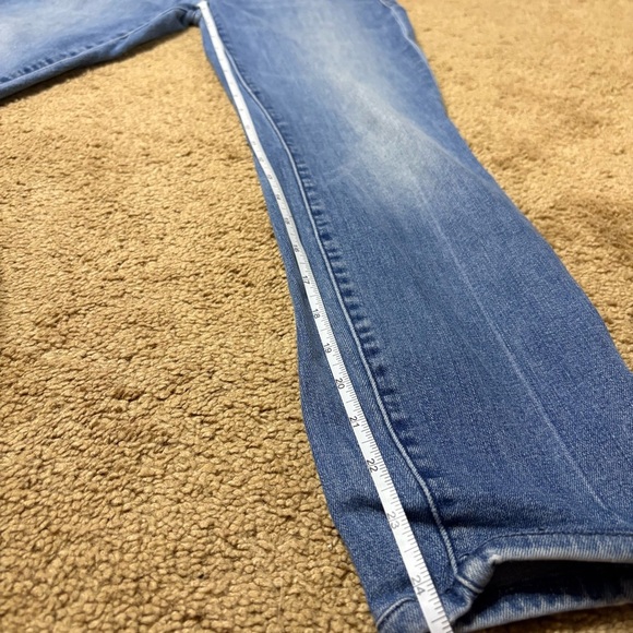 MOTHER The Looker Ankle Light Wash Skinny Jeans Women’s Size 27 Zipper Fly - Picture 12 of 13